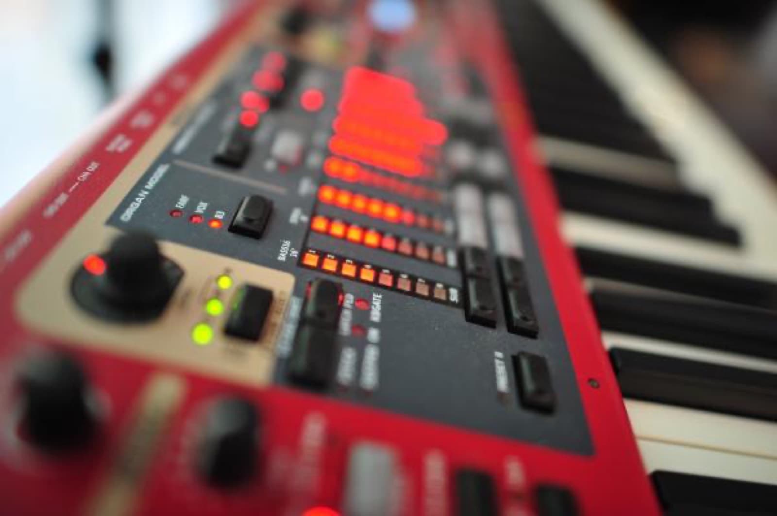 Nord stage 3 compact close up