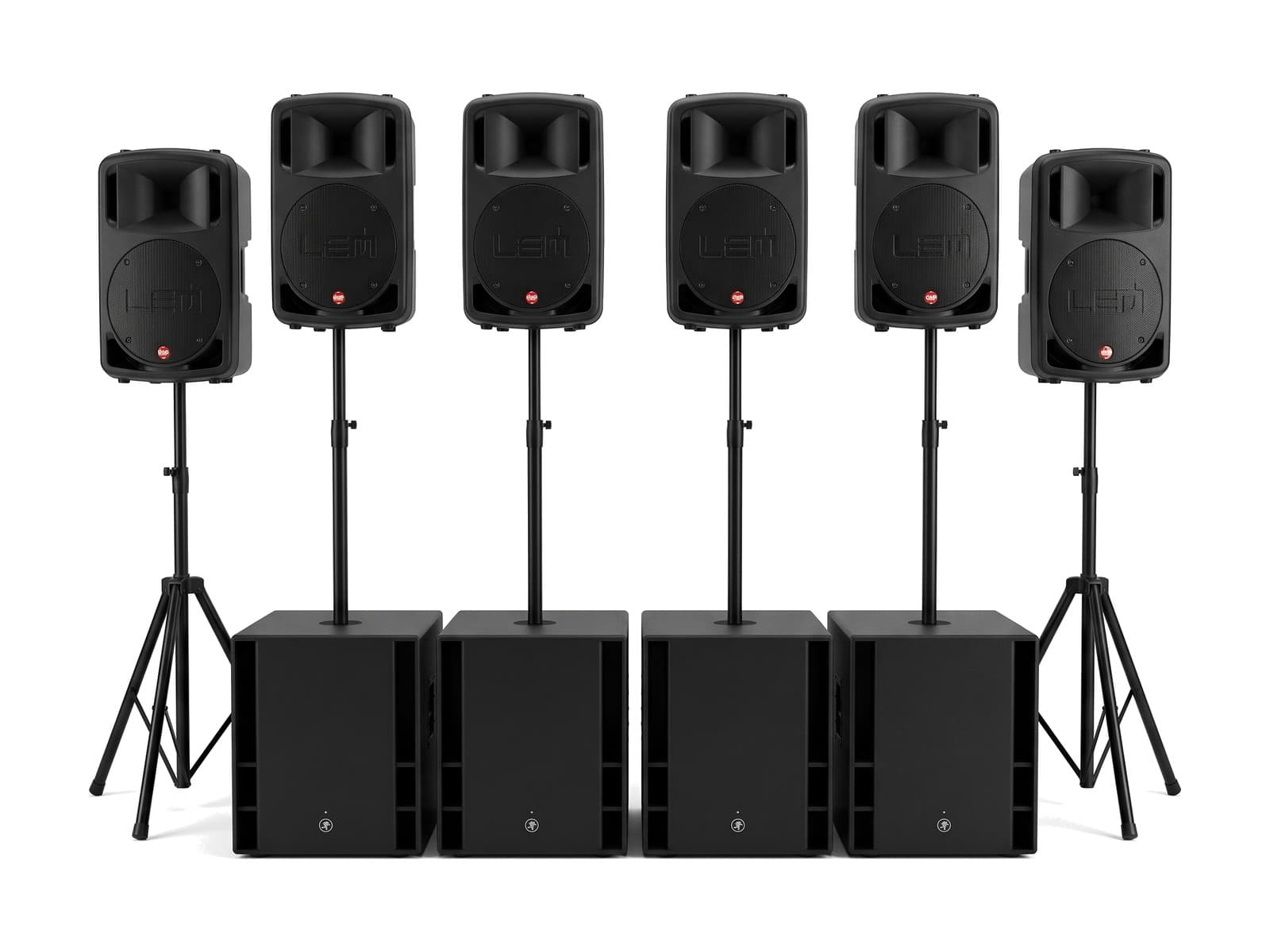 Lydanlegg, 6 topper + 4 bass, bilde 1 av 1