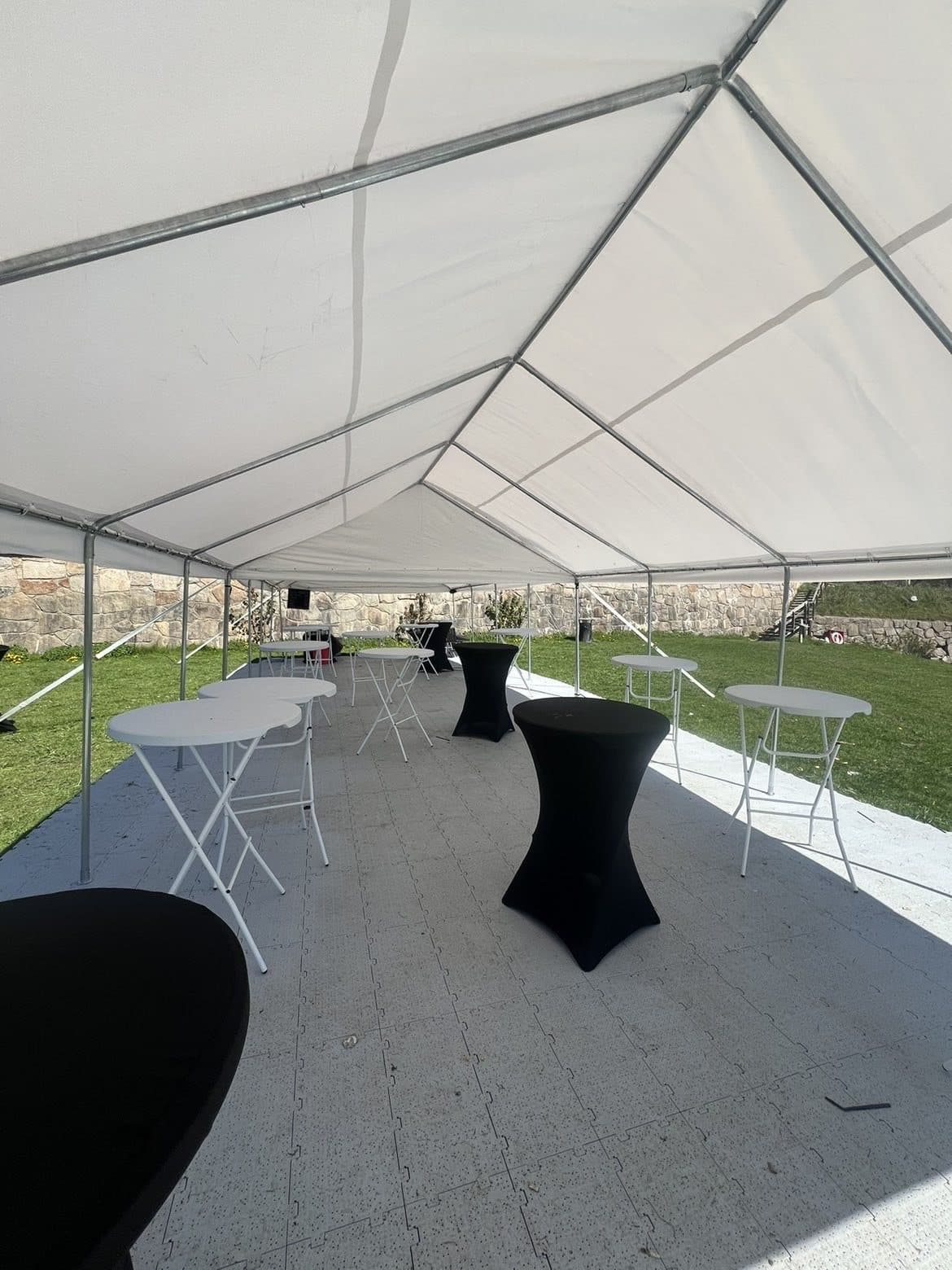 Partytelt Partytelt 5x16 PVC - døgnleie