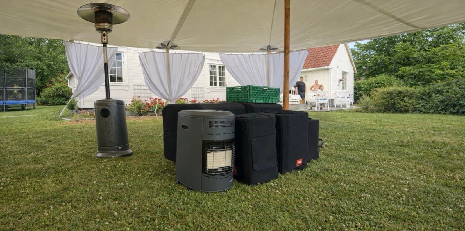 Varmeelementer Gassdrevet varmer (4,2 kW + 1500 W vifte)