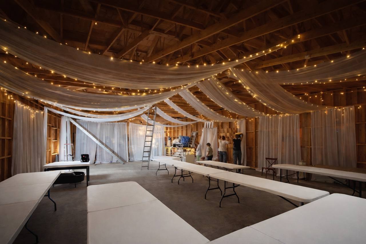 Draperinger ferdig projekt bilde